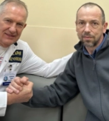 610 діб мріяв не вмерти: у лікарні Дніпра проходить лікування захисник з Волині, якого звільнили з полону