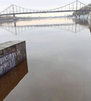 У столиці та області через скид води із водосховища можливе підтоплення