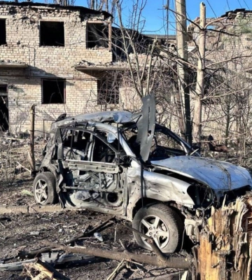 На Запорожье мужчина погиб, женщина ранена в результате ракетного удара рф, в целом 200 вражеских обстрелов