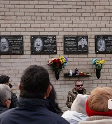 В Кривом Роге открыли 3 мемориальные доски в честь павших защитников