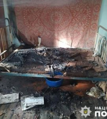 На Полтавщині чоловік згорів у власному будинку