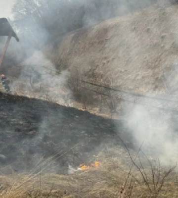 На Львівщині зафіксували 30 пожеж сухої трави та чагарнику (ФОТО)
