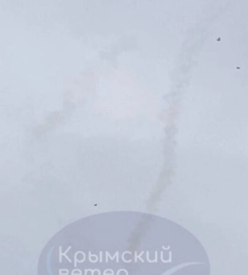 Часть Крыма без света: возможно, был прилет по военной базе возле Симферополя