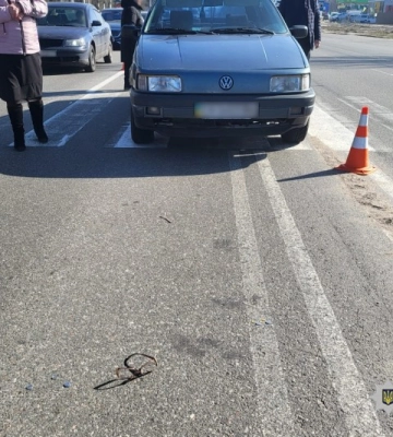 У Черкасах водій авто скоїв наїзд на двох пішоходів