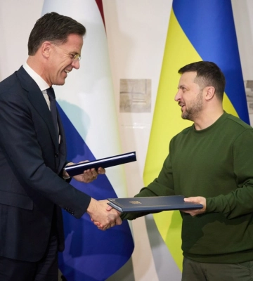 Зеленский и Рютте в Харькове подписали договор между Украиной и Нидерландами