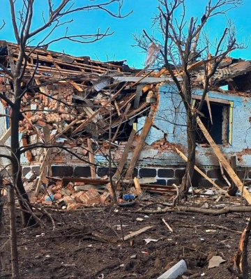 Сьогодні вдень росіяни скинули авіабомби на село Вільхуватка на Харківщині 
