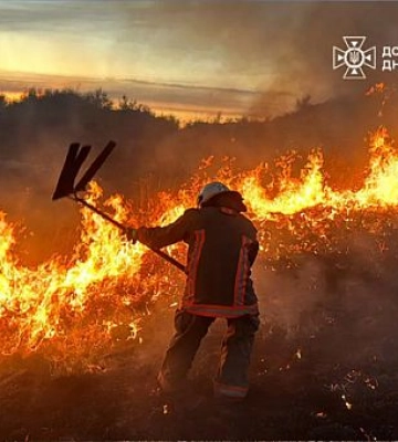 Протягом останньої доби на Дніпропетровщині виникло 73 пожежі в екосистемах