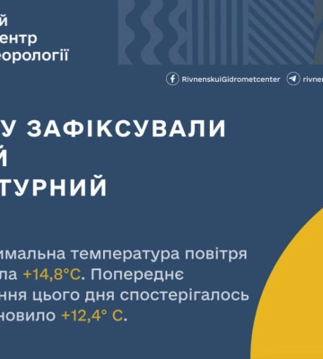 Лютий на Волині був найтеплішим за усі роки спостережень — гідрометеоцентр