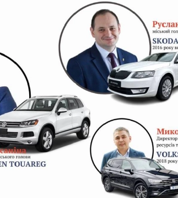 На чому їздять міський голова Івано-Франківська та його заступники