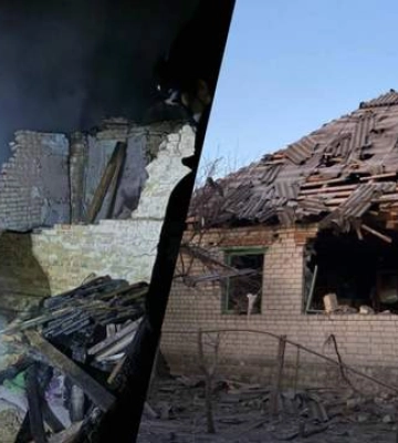 Оккупанты атаковали БпЛА жилой район Харькова и поселок Большой Бурлук: повреждены дома, есть погибший