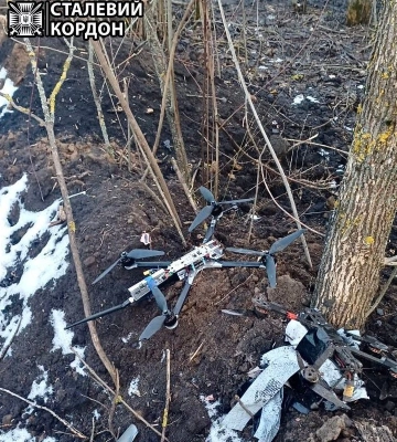 Два российских дрона сбили пограничники в Харьковской области 