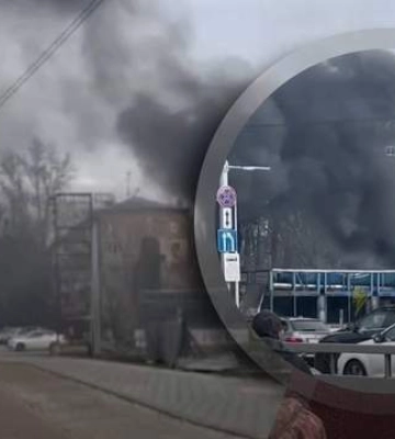 У Києві сталася пожежа на кіностудії: з’явилося відео