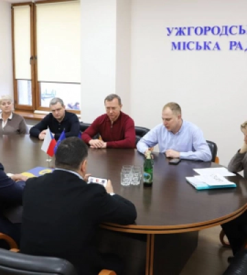 Ужгородський міський голова зустрівся з Генеральним консулом Чеської Республіки у Львові Давідом Новини