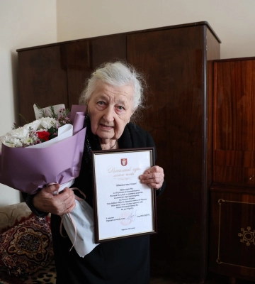 Лучанка відзначила 100-літній ювілей