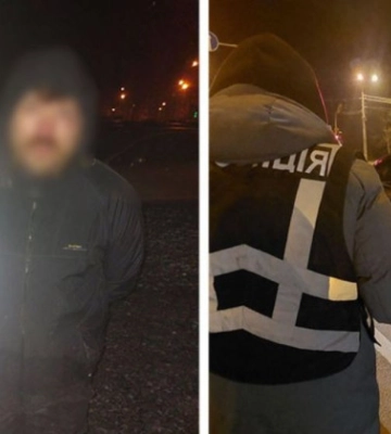У Києві чоловік намагався підірвати гранатою поліцейських, відео