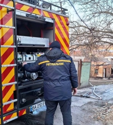 У Кропивницькому горіла лазня