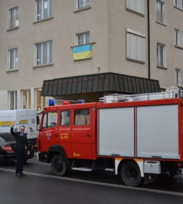 Мелитополь передает запорожским спасателям уже шестую пожарную машину (видео, фото)