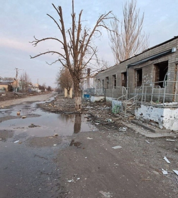 Ворог атакував із безпілотника Берислав, є поранений