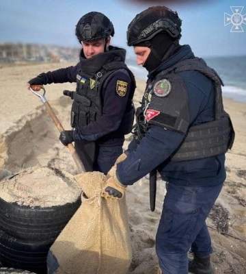 Одесские пиротехники обезвредили очередную якорную мину