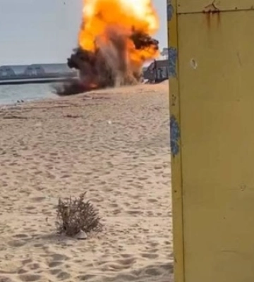 Одеські сапери знищили якірну міну на узбережжі Чорного моря