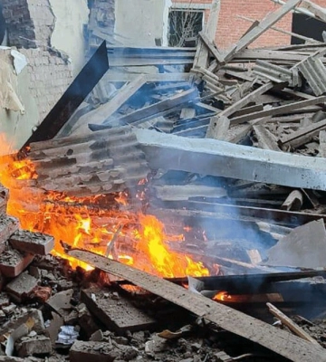 Внаслідок обстрілу на Харківщині поранено водія швидкої допомоги