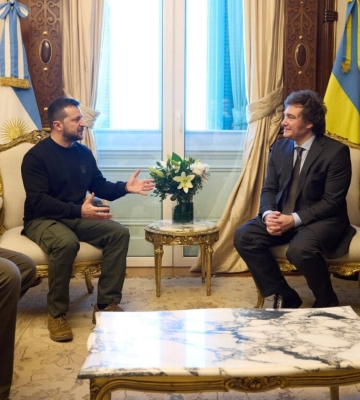 Президент Аргентини Мілей відвідає Україну