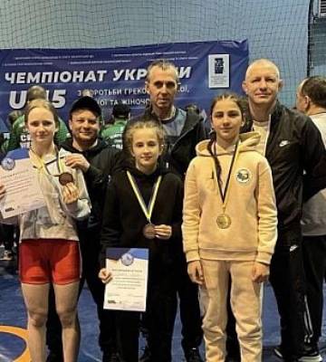 Криворожские спортсмены завоевали призовые места на чемпионате Украины по вольной борьбе