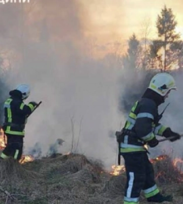 Вогнеборці Львівщини вчора ліквідували 8 пожеж сухостою
