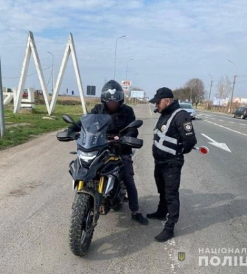 Закарпатські поліцейські проводять профілактичні рейди серед  водіїв мототранспорту