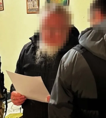 СБУ повідомила про підозру священнослужителю на Черкащині, який героїзував окупантів