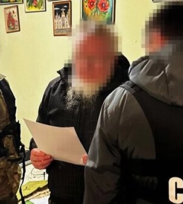 Повідомлено про підозру клірику УПЦ МП на Черкащині, який героїзував рашистів, - СБУ. ФОТО