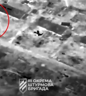 Стая FPV-дронов 3-й ОШБр уничтожила артбатарею РФ под Авдеевкой