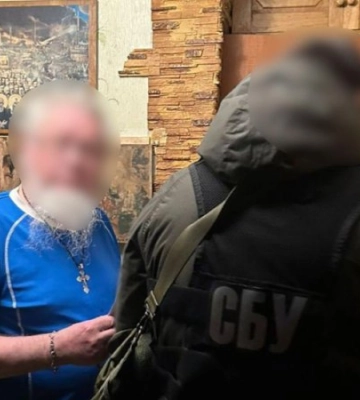 В Черкасской области сообщено о подозрении клирику упц мп, который героизировал оккупантов