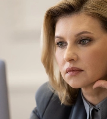 Зеленська розповіла, як реагує на критику свого чоловіка