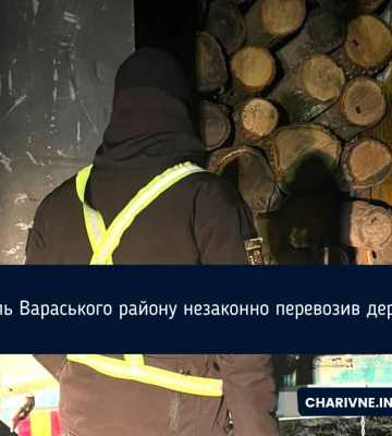 Житель Вараського району незаконно перевозив деревину