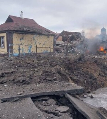 Рашисти вдарили по Боровій на Харківщині: Загинув чоловік, поранення дістали 4 особи, зокрема 3 дітей. ФОТО