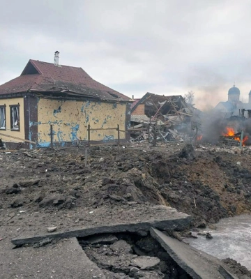 У Боровій Харківської області загинула одна людина та постраждали семеро