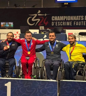 Дві медалі львів'ян на чемпіонаті Європи з фехтування на візках
