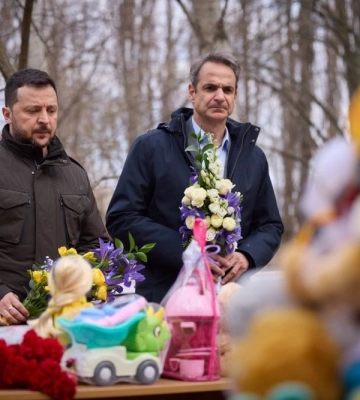 Зеленський та прем&#039;єр Греції в Одесі ушанували пам’ять загиблих  2 березня