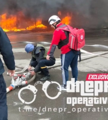 Оккупанты ударили по торговому центру Днепропетровщины