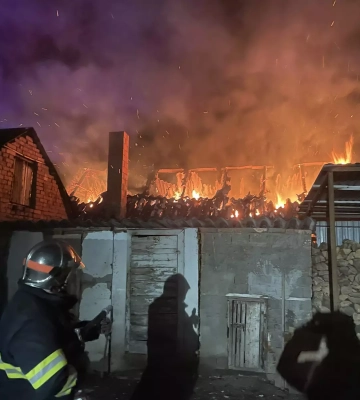 На Ужгородщині горіла літня кухня