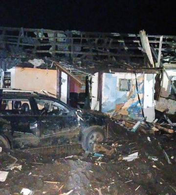 Росіяни вдарили по полігону рятувальників у Харківській області