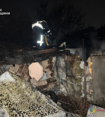 На Одещині під час пожежі постраждав літній чоловік