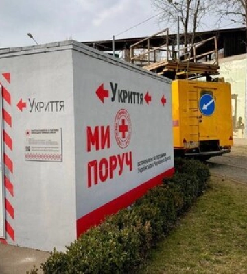 В Одесі встановили перше мобільне укриття, заплановано - ще чотири. ФОТОрепортаж