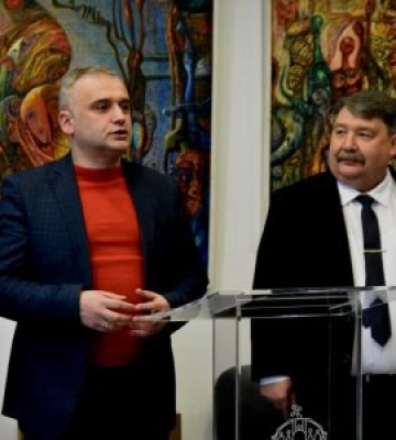 В Ужгороді стартувала виставка закарпатського художника Ловранта Бокотея