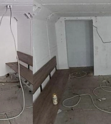 У Кривому Розі вандали зіпсували модульне укриття