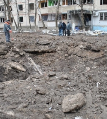 У Чугуєві внаслідок ракетного удару пошкоджений магістральний водогін