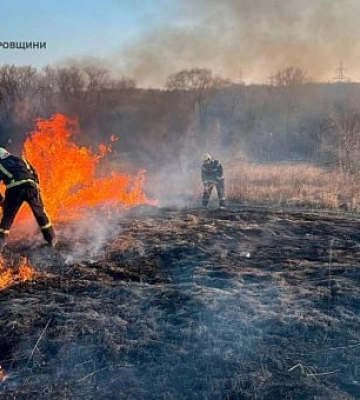 За минулу добу на Дніпропетровщині ліквідували 48 займань в екосистемі