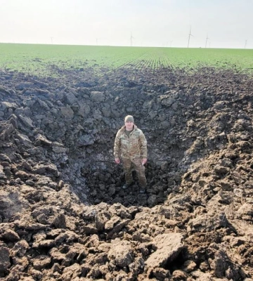 На Миколаївщині знешкодили бойову частину «Шахеда», яка застрягла у гвинті вітряка