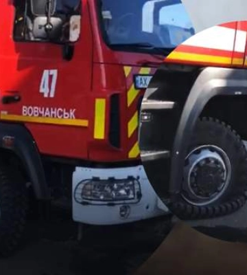 В Харьковской области российский дрон сбросил снаряд на авто ГСЧС: видео последствий атаки